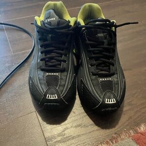 Nike Shox Black and Yellow Women's Sneakers